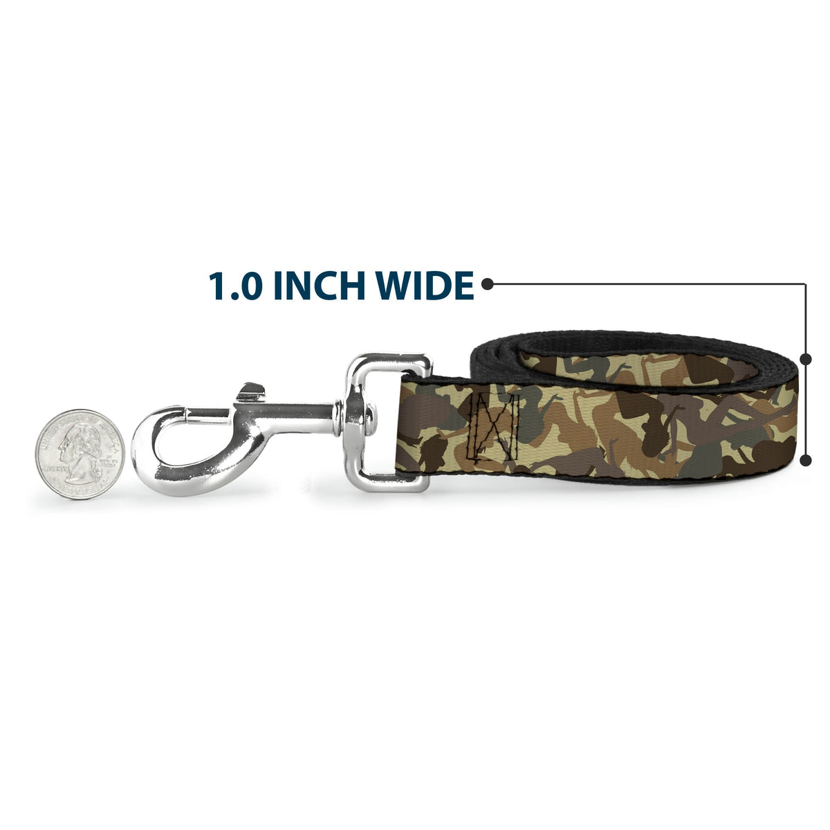 Dog Leash - Mud Flap Girls Camo Browns