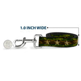 Dog Leash - Star Camo Olive/Gold - Buckle-Down - Flyclothing LLC