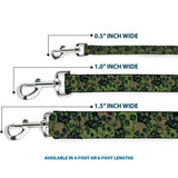 Dog Leash - Camo Olive/Black Skull Yard2 - Buckle-Down - Flyclothing LLC