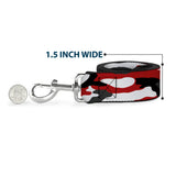 Dog Leash - Camo Red/Black/Gray/White - Buckle-Down - Flyclothing LLC
