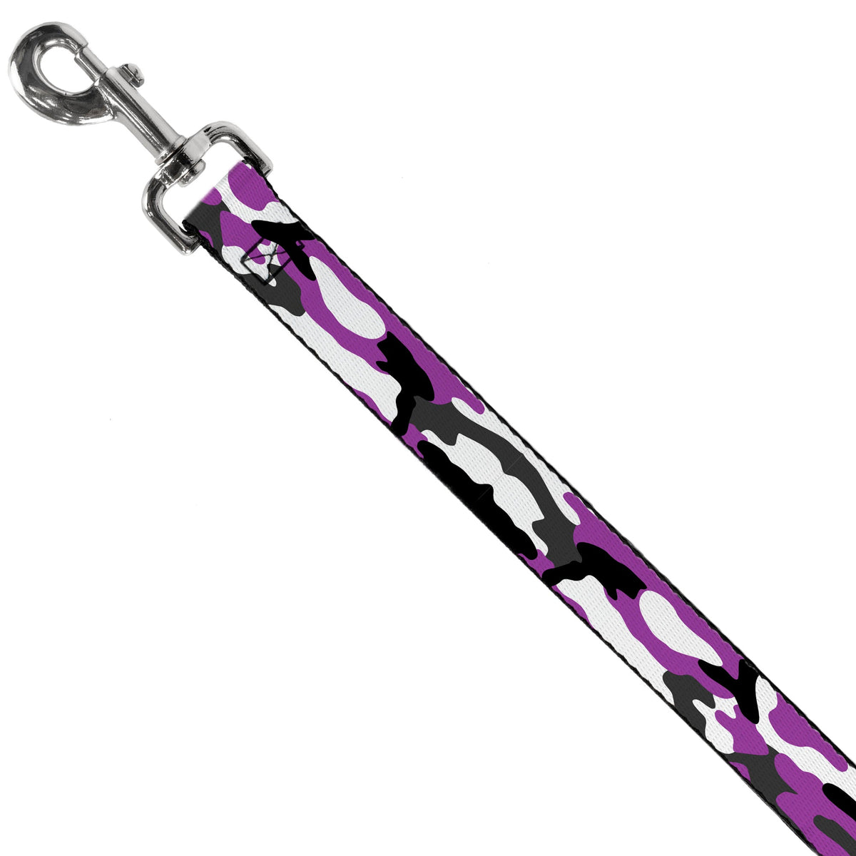 Dog Leash - Camo Purple/Black/Gray/White - Buckle-Down - Flyclothing LLC