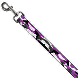 Dog Leash - Camo Purple/Black/Gray/White - Buckle-Down - Flyclothing LLC