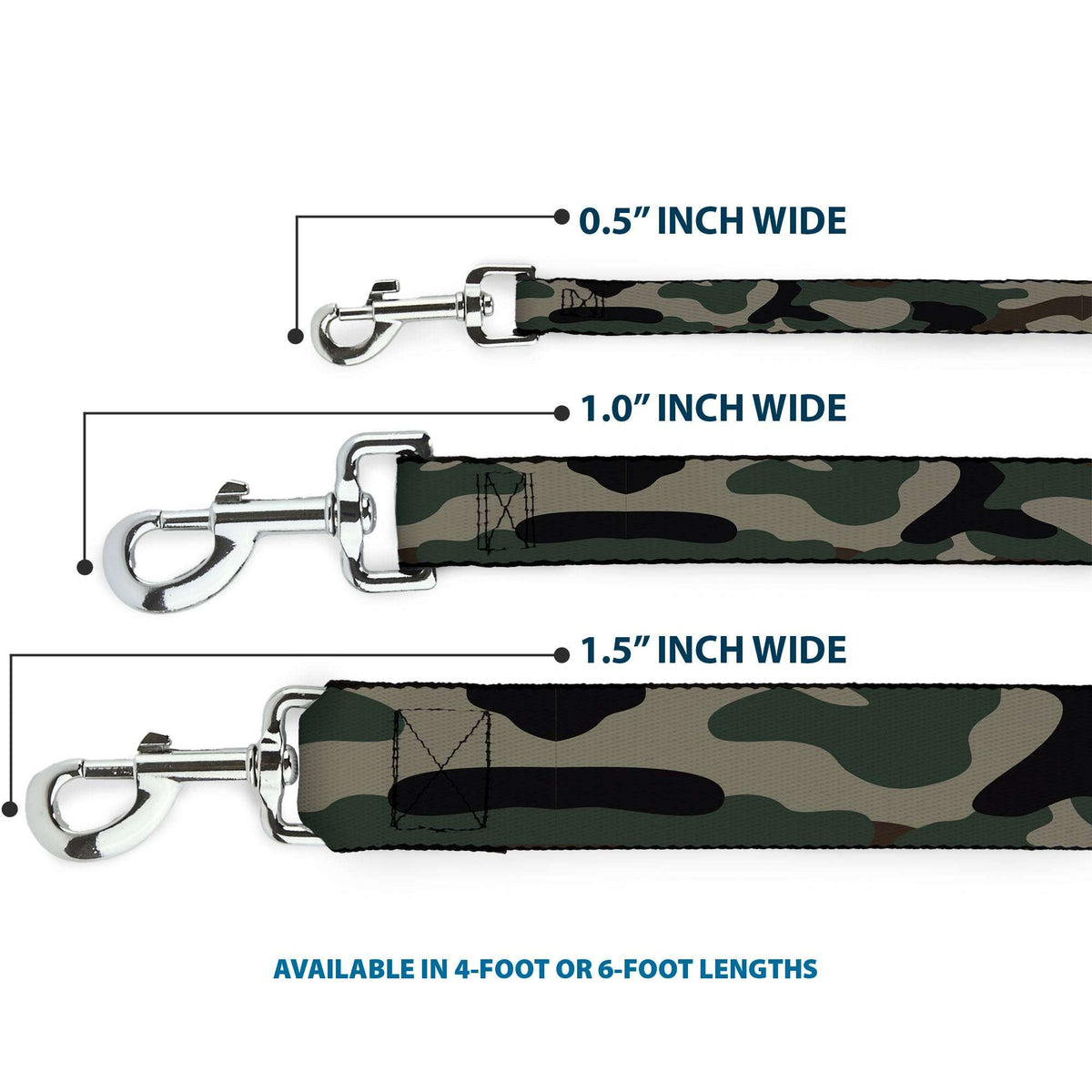 Dog Leash - Camo Olive3