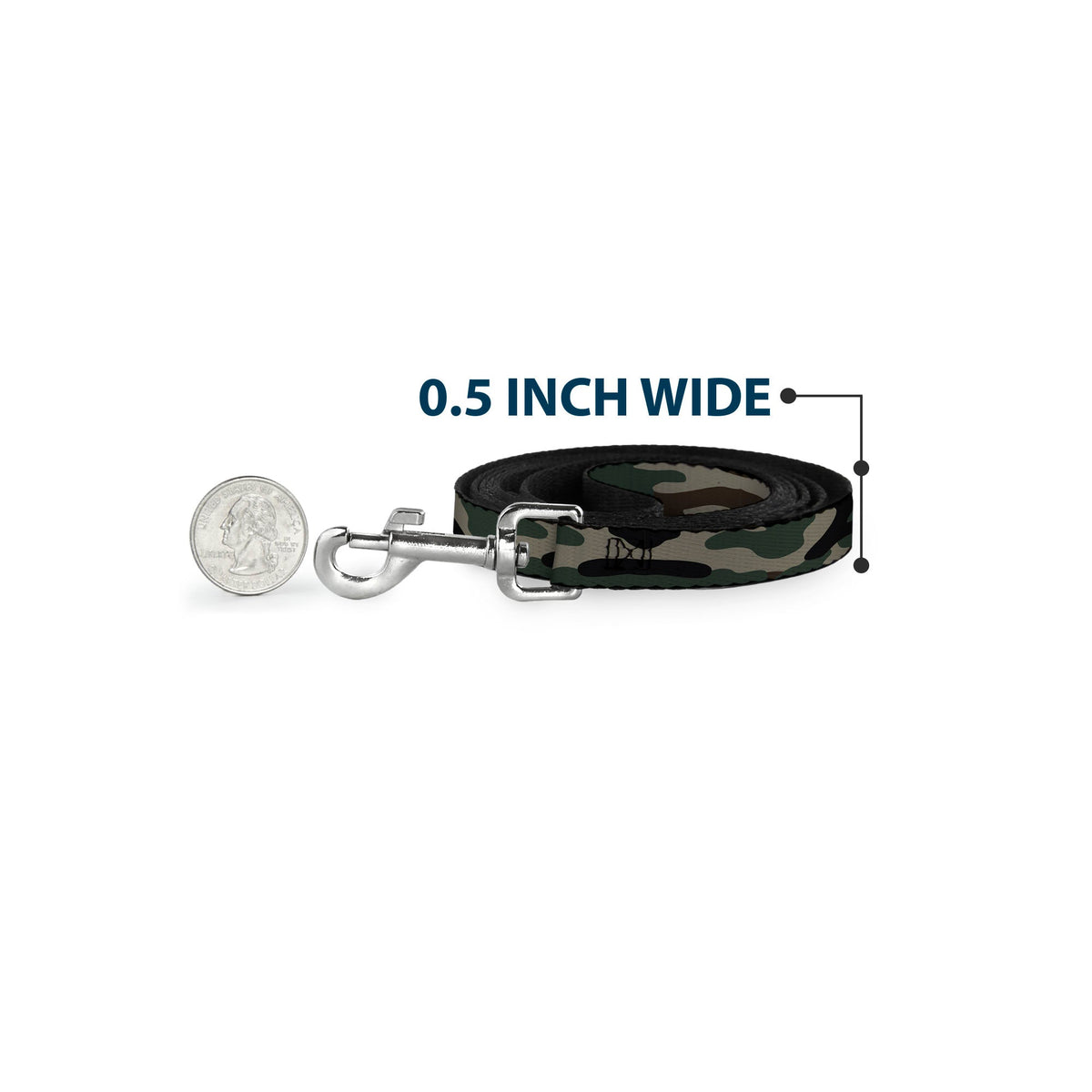 Dog Leash - Camo Olive3