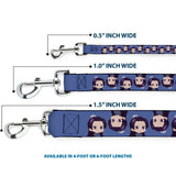 Dog Leash - The Apothecary Diaries Chibi Jinshi Flip Pose Blue