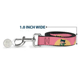 Dog Leash - The Apothecary Diaries Chibi Maomao Cat Pose Pink/Yellow