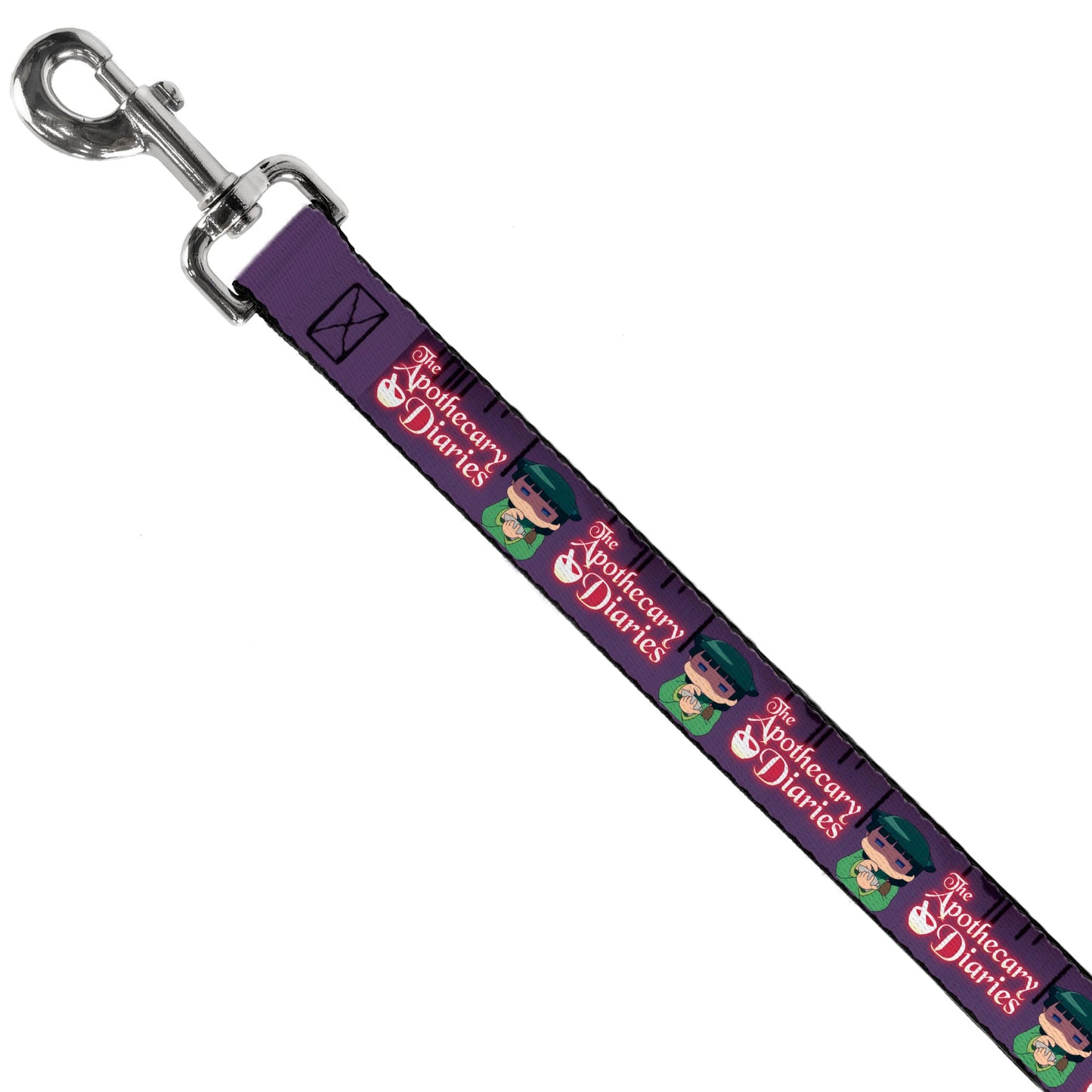 Dog Leash - THE APOTHECARY DIARIES Chibi Maomao Pose and Title Logo Purple