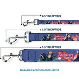 Dog Leash - THE APOTHECARY DIARIES Jinshi and Maomao Pose and Title Logo Purple