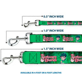 Dog Leash - THE APOTHECARY DIARIES Maomao Grinding Pose and Title Logo Greens