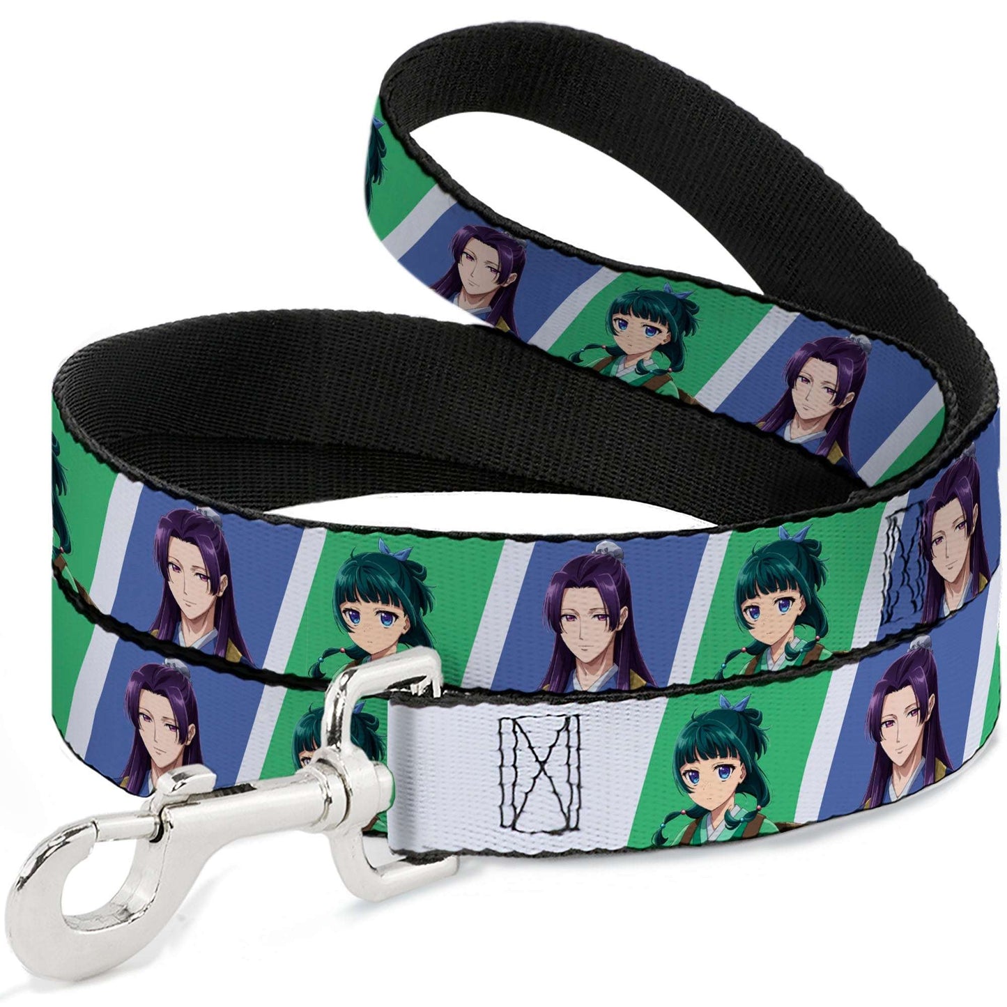 Dog Leash - The Apothecary Diaries Jinshi and Maomao Pose Blocks White/Blue/Green