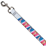 Dog Leash - The Apothecary Diaries Gyokuyo and Lihua Pose Blocks White/Pink/Blue
