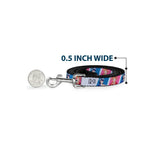 Dog Leash - The Apothecary Diaries Gyokuyo and Lihua Pose Blocks White/Pink/Blue