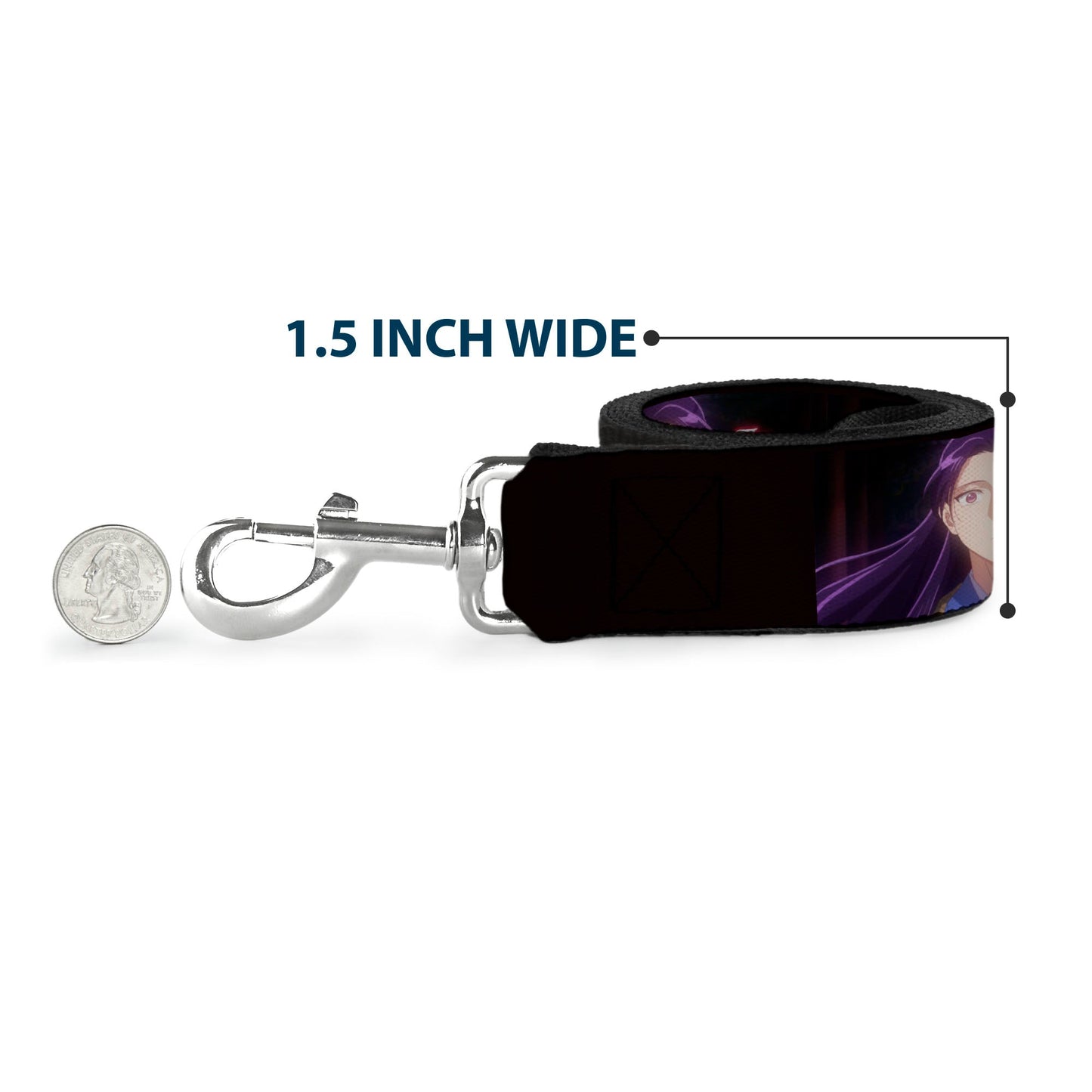 Dog Leash - THE APOTHECARY DIARIES Jinshi Pose and Title Logo Black