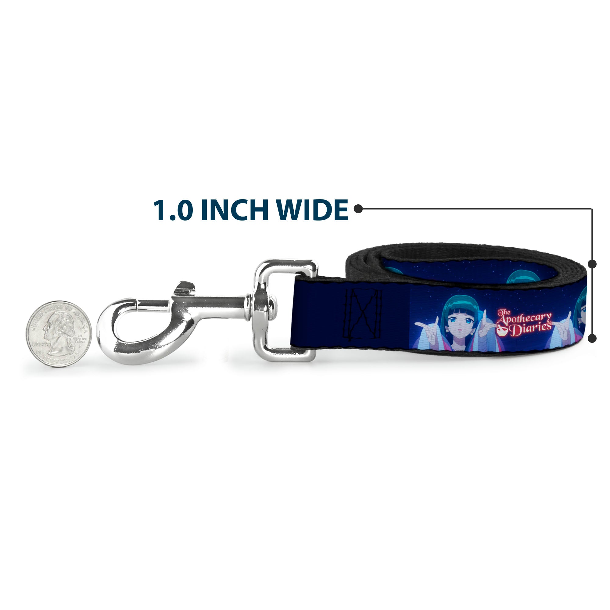 Dog Leash - THE APOTHECARY DIARIES Maomao Hands Out Pose and Title Logo Purples