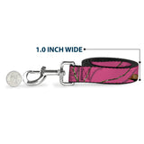 Dog Leash - Mossy Oak Country Roots Camo Fuchsia