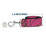 Dog Leash - Mossy Oak Country Roots Camo Fuchsia