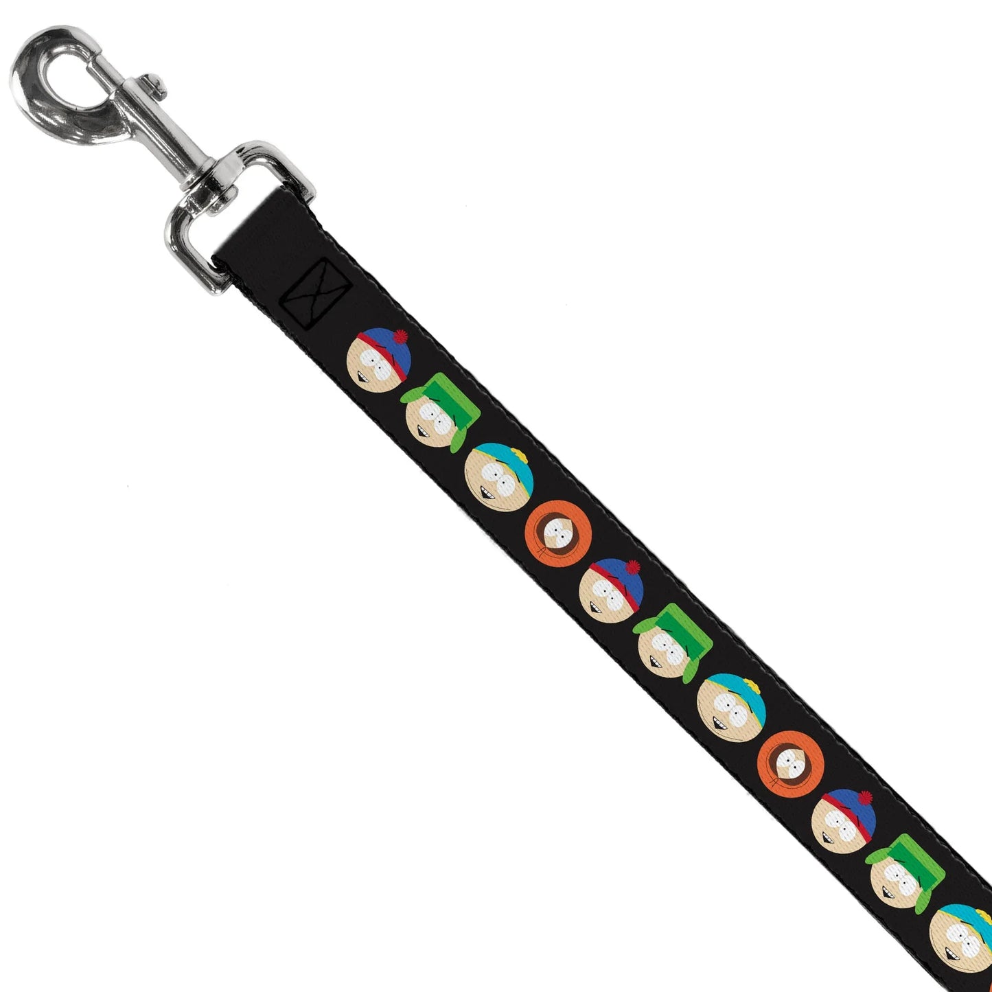 Dog Leash - South Park Boys Face Repeat Black - Buckle-Down - Flyclothing LLC