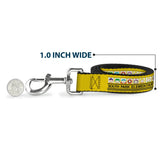 Dog Leash - SOUTH PARK ELEMENTARY School Bus Characters Pose Yellow - Buckle-Down - Flyclothing LLC