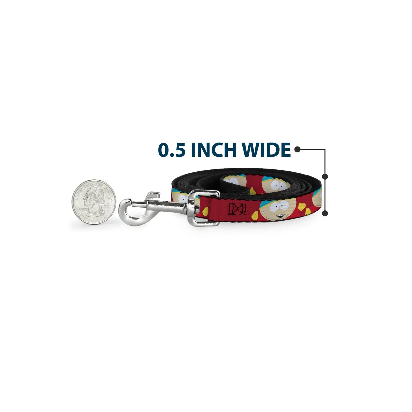 Dog Leash - South Park Cartman Expressions Red - Buckle-Down - Flyclothing LLC