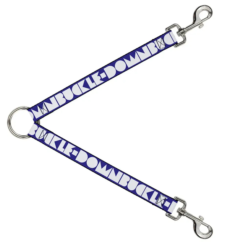 Dog Leash Splitter - BUCKLE-DOWN Shapes Blue/White - Buckle-Down - Flyclothing LLC