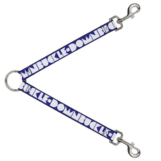 Dog Leash Splitter - BUCKLE-DOWN Shapes Blue/White - Buckle-Down - Flyclothing LLC