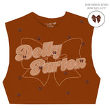 Dolly Parton Star Bow Crop Top