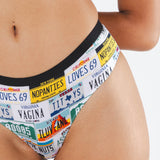 The DMV Catastrophe | License Plates Cheeky Underwear
