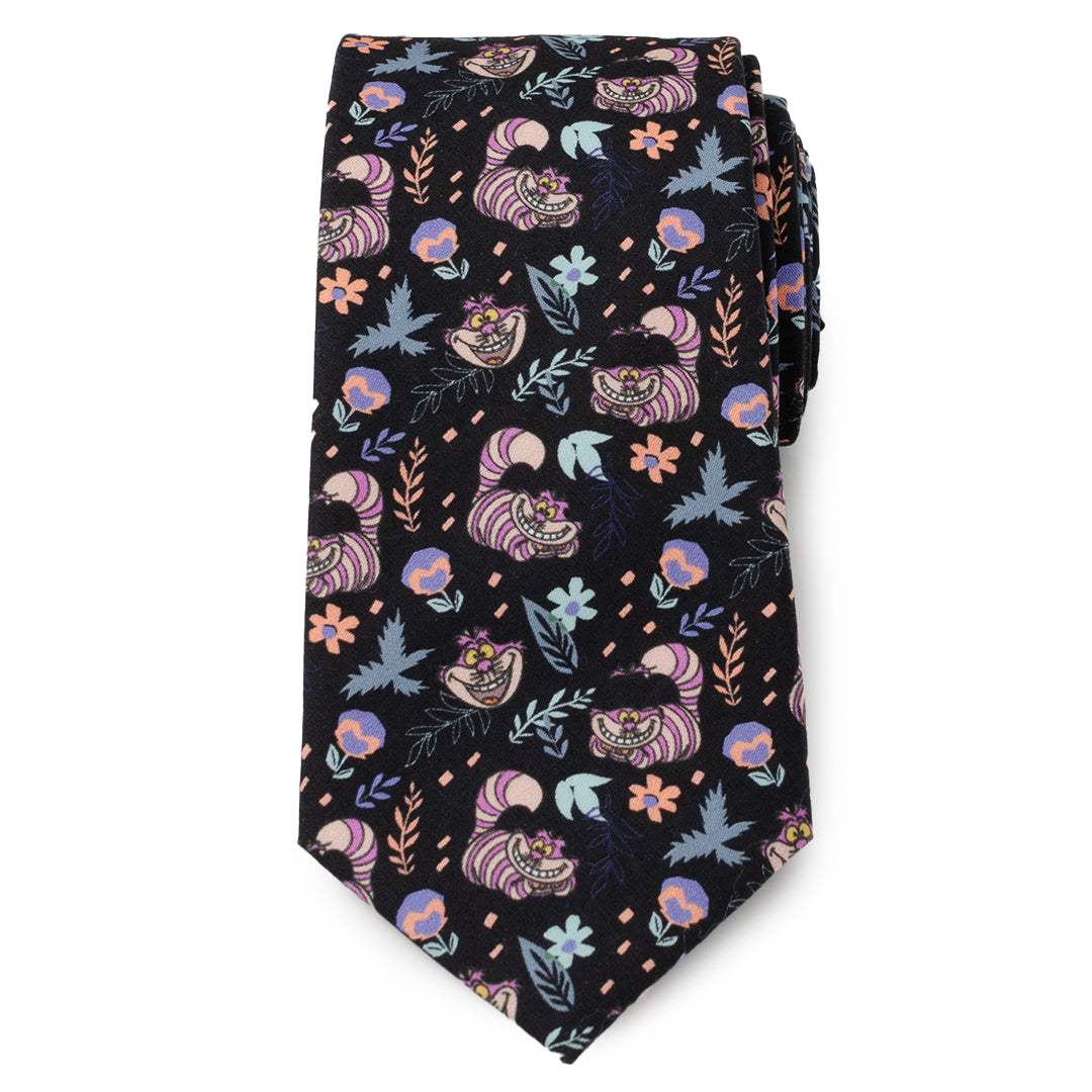 Disney Alice in Wonderland Cheshire Cat Black Men's Tie - Cufflinks.com - Flyclothing LLC