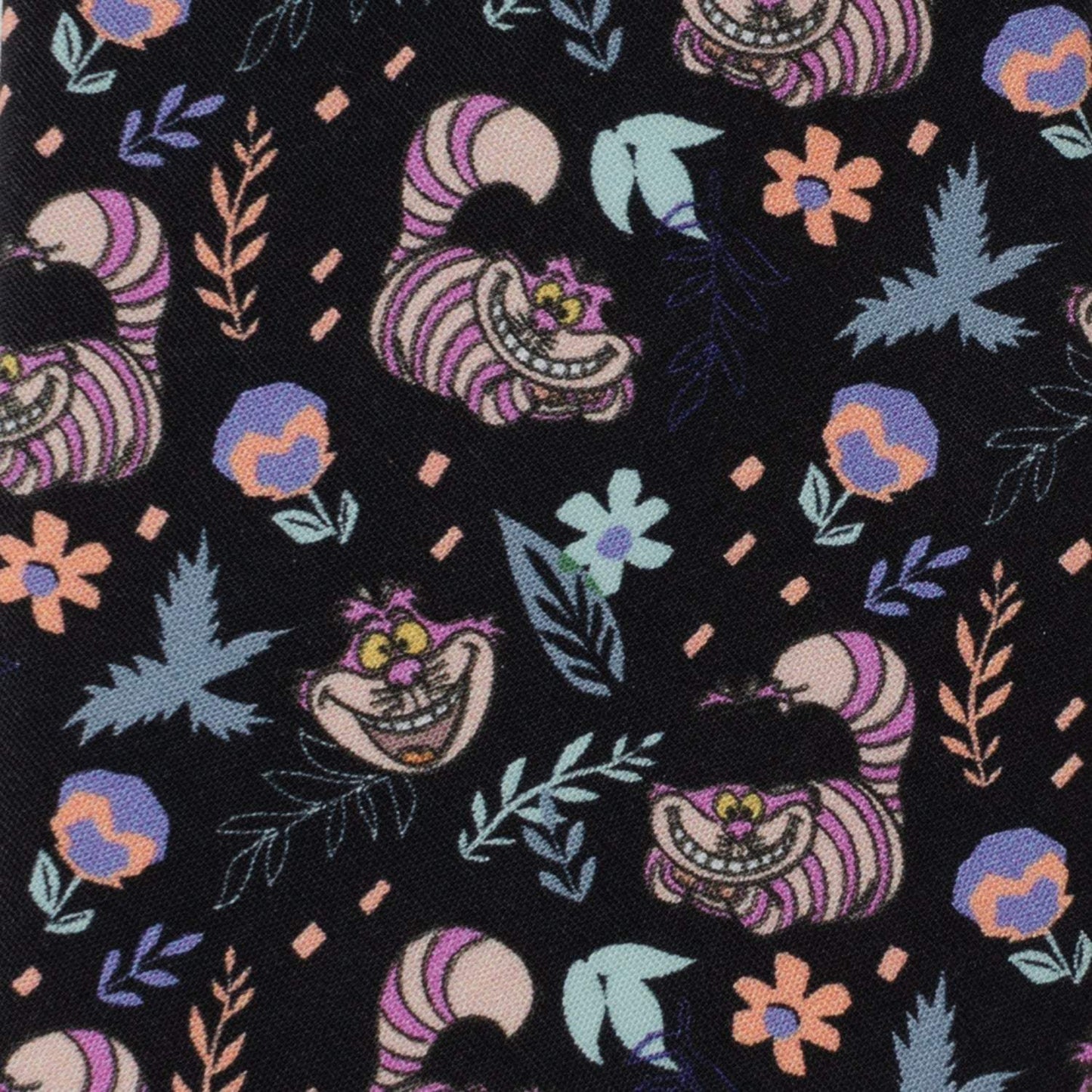 Disney Alice in Wonderland Cheshire Cat Black Men's Tie - Cufflinks.com - Flyclothing LLC
