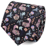 Disney Alice in Wonderland Cheshire Cat Black Men's Tie - Cufflinks.com - Flyclothing LLC