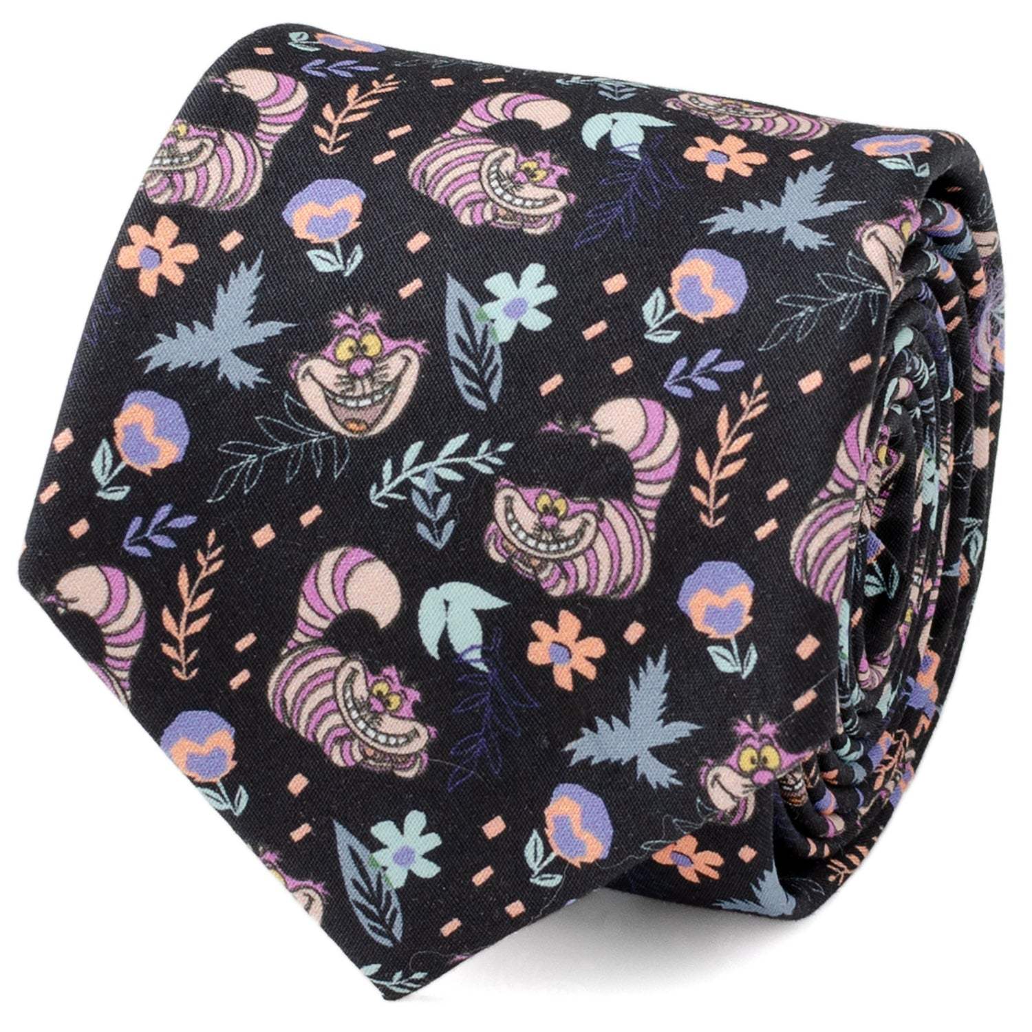 Disney Alice in Wonderland Cheshire Cat Black Men's Tie - Cufflinks.com - Flyclothing LLC