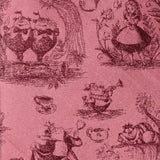 Disney Alice in Wonderland Dusty Red Men's Tie - Cufflinks.com - Flyclothing LLC