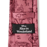Disney Alice in Wonderland Dusty Red Men's Tie - Cufflinks.com - Flyclothing LLC