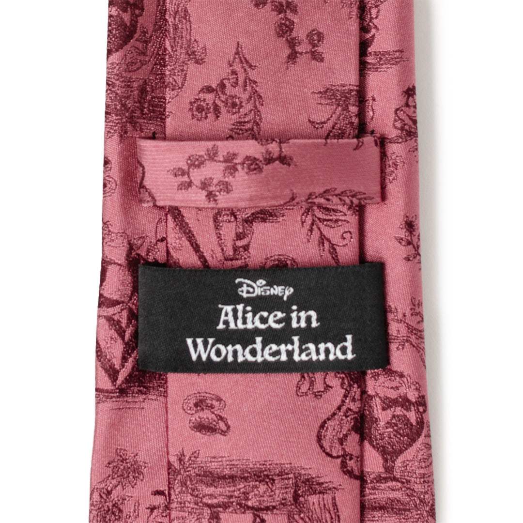 Disney Alice in Wonderland Dusty Red Men's Tie - Cufflinks.com - Flyclothing LLC