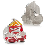 Disney Pixar Inside Out Anger Cufflinks - Cufflinks.com - Flyclothing LLC