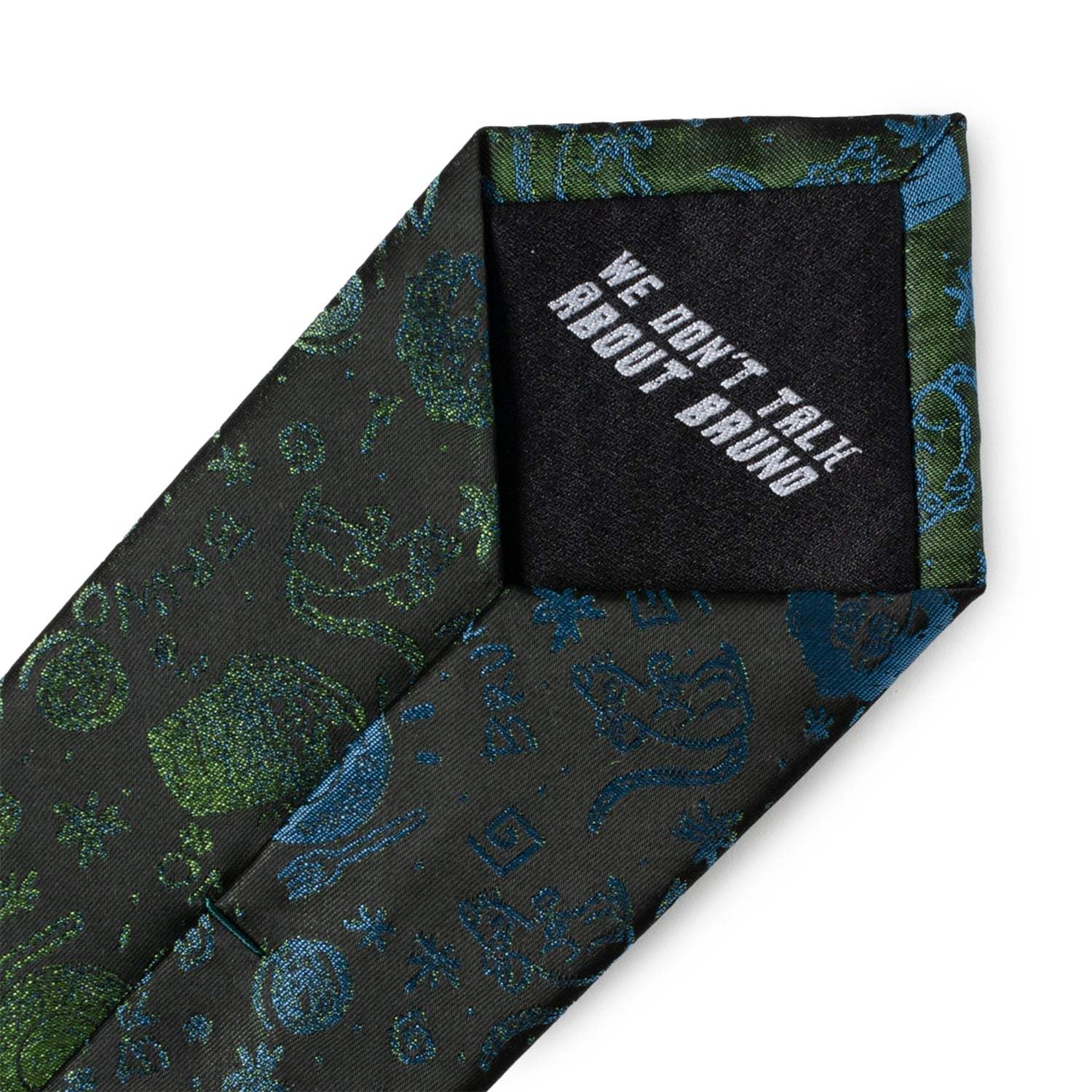 Disney Encanto Bruno Multi Black Men's Tie - Cufflinks.com - Flyclothing LLC