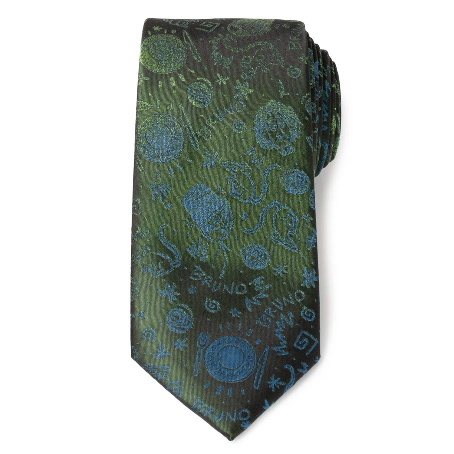 Disney Encanto Bruno Multi Black Men's Tie - Cufflinks.com - Flyclothing LLC