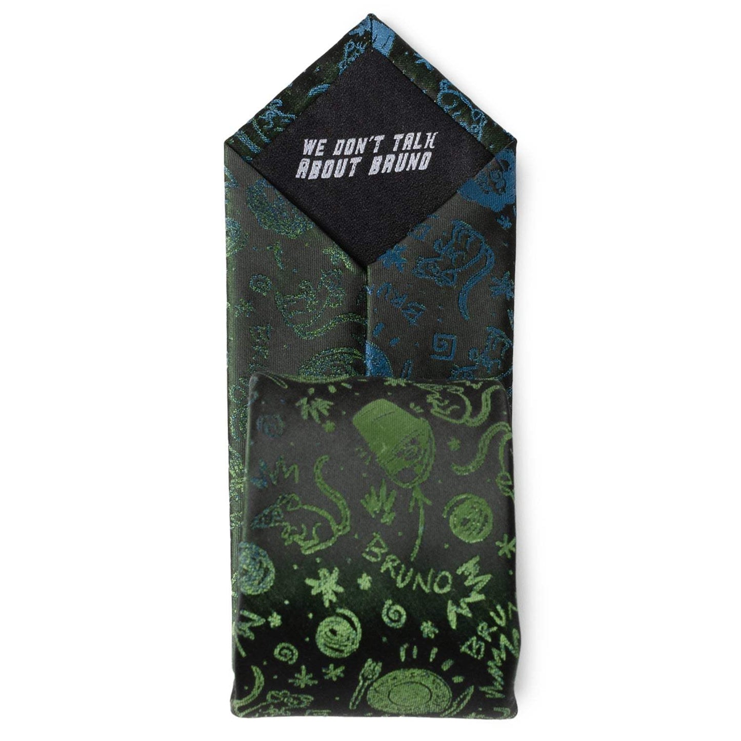 Disney Encanto Bruno Multi Black Men's Tie - Cufflinks.com - Flyclothing LLC