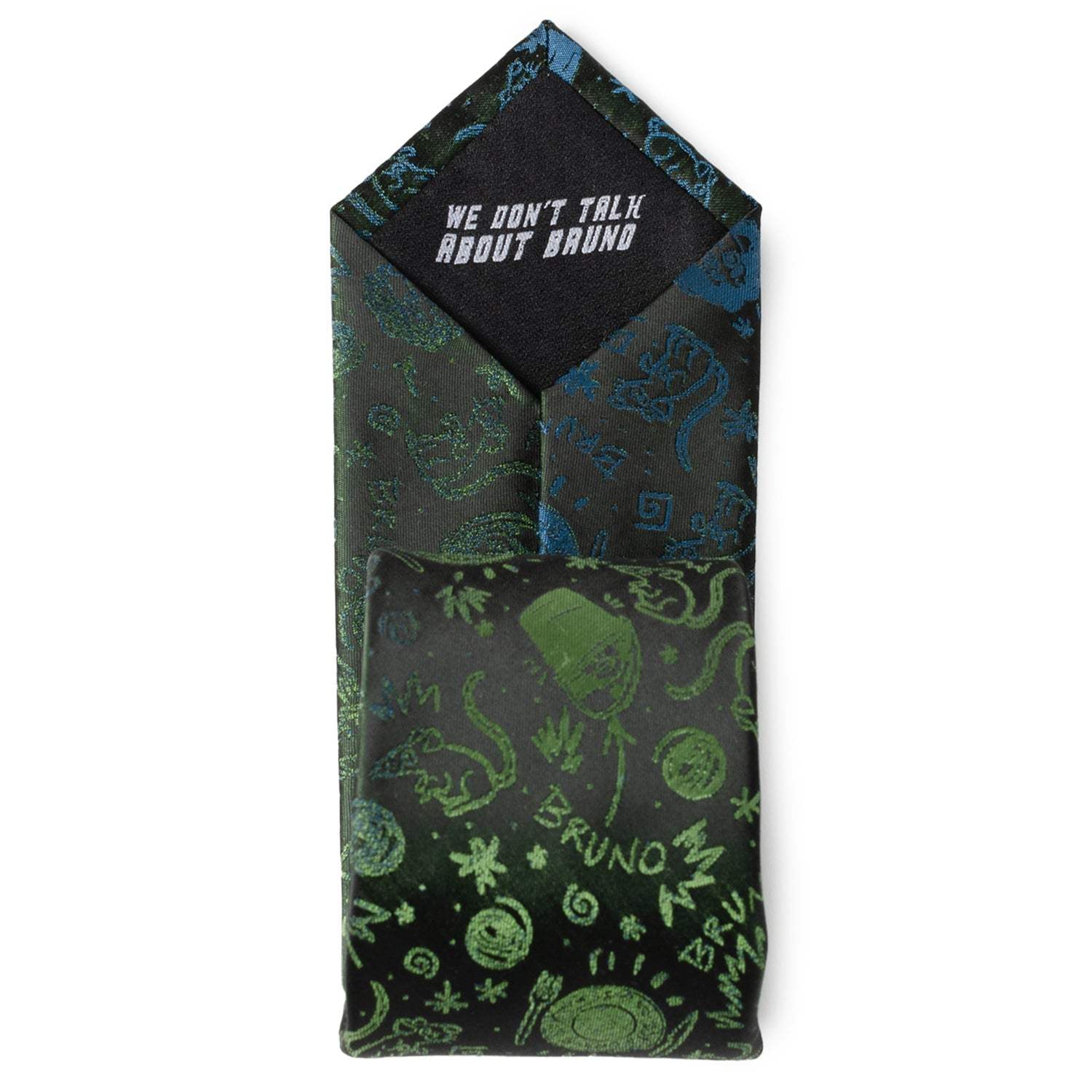 Disney Encanto Bruno Multi Black Men's Tie - Cufflinks.com - Flyclothing LLC