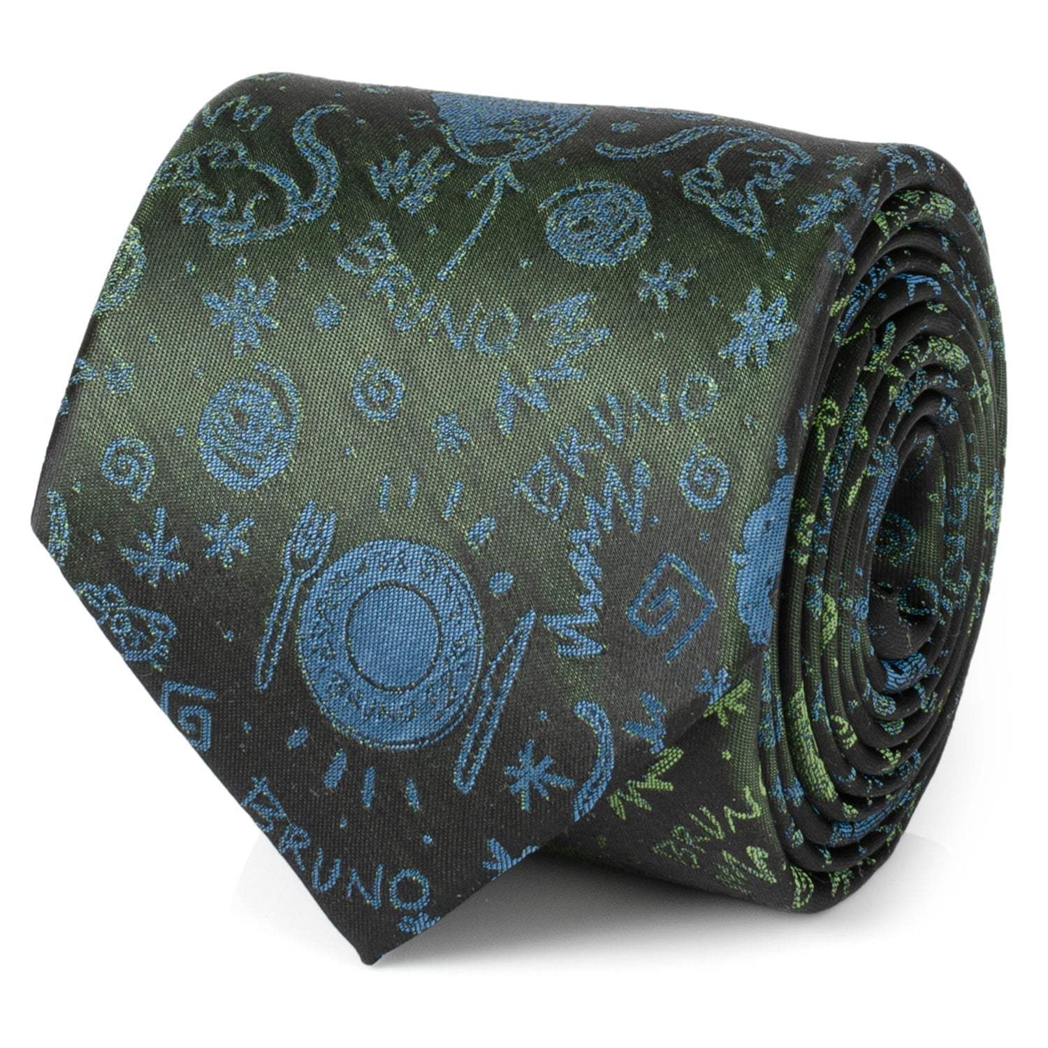 Disney Encanto Bruno Multi Black Men's Tie - Cufflinks.com - Flyclothing LLC
