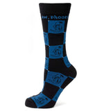 Disney Donald Duck Black Dress Socks & Blue Mickey Mouse Lapel Pin Gift Set - Cufflinks.com - Flyclothing LLC