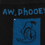 Disney Donald Duck Black Dress Socks & Blue Mickey Mouse Lapel Pin Gift Set - Cufflinks.com - Flyclothing LLC