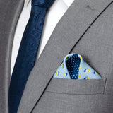 Disney Donald Duck Blue Pocket Square - Cufflinks.com - Flyclothing LLC