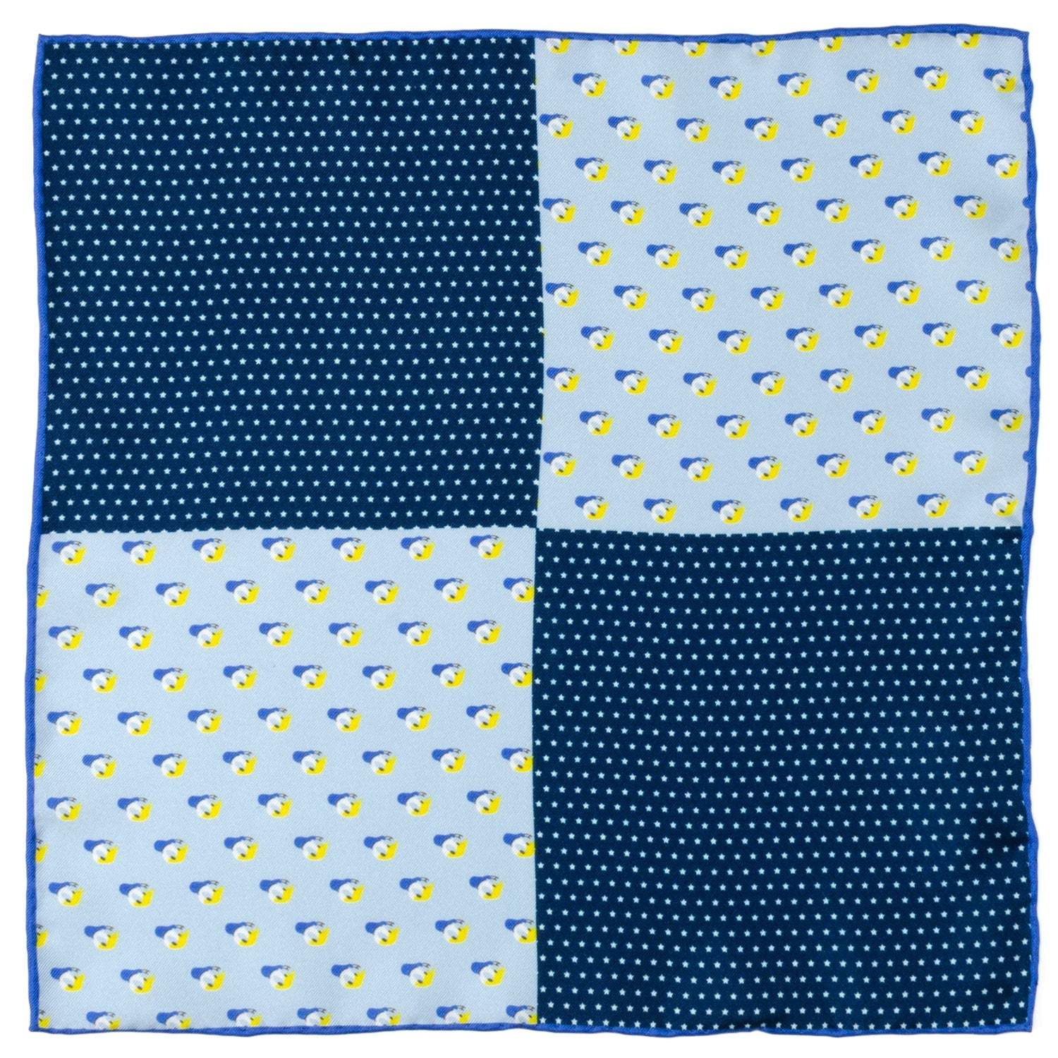 Disney Donald Duck Blue Pocket Square - Cufflinks.com - Flyclothing LLC