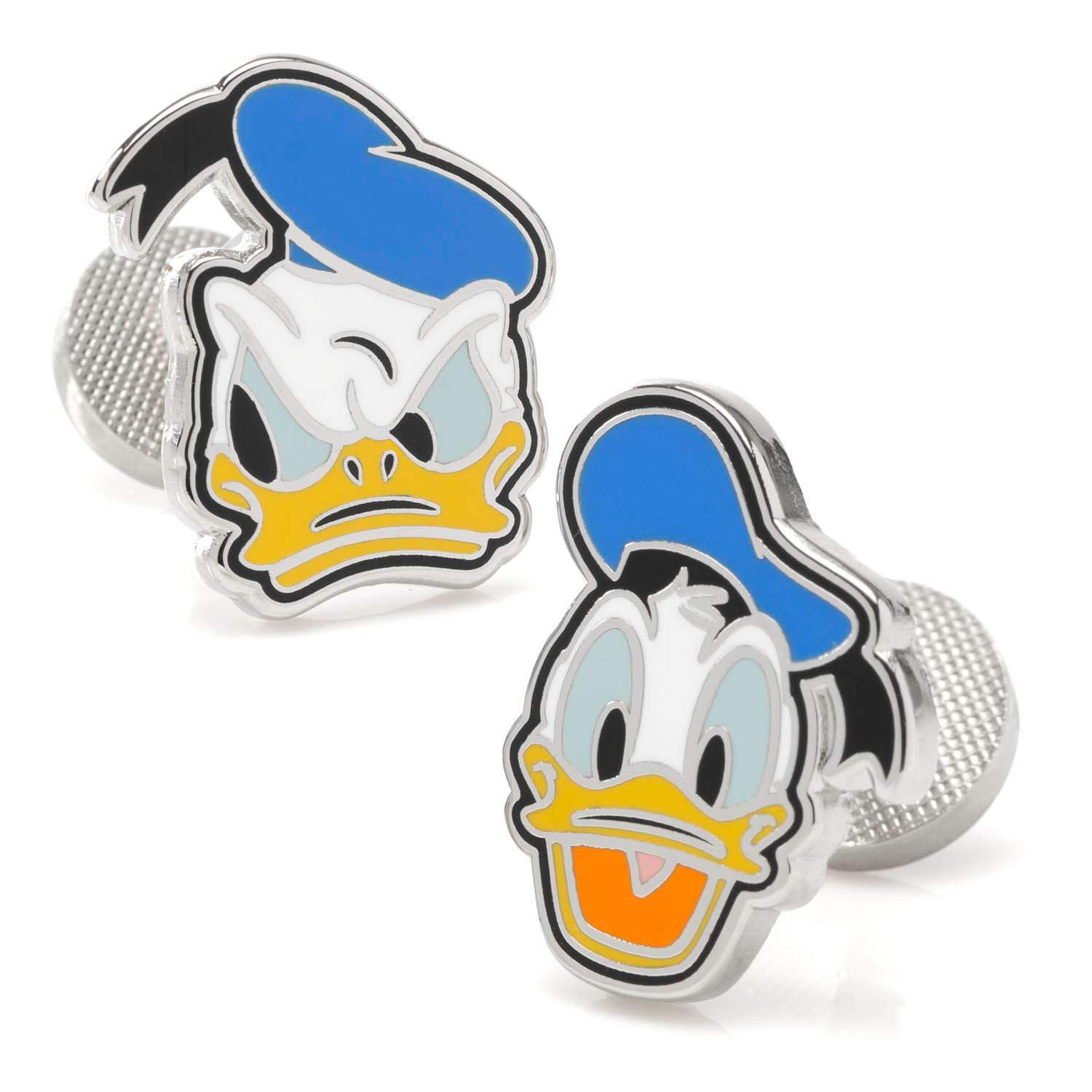 Disney Donald Duck Two Faces Cufflinks - Cufflinks.com - Flyclothing LLC