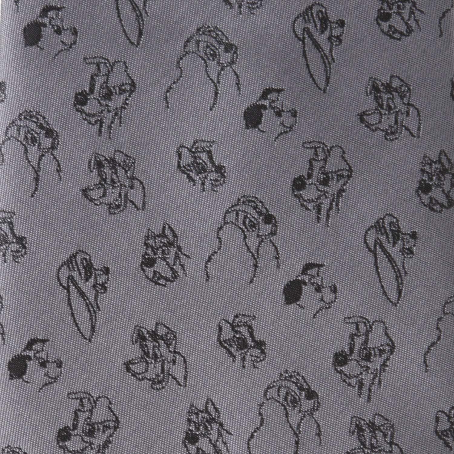 Disney Dogs Gray Men's Tie - Cufflinks.com - Flyclothing LLC