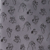 Disney Dogs Gray Men's Tie