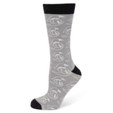 Disney Donald Duck Patterned Gray Socks and Mickey Mouse Blue Lapel Pin Gift Set - Cufflinks.com - Flyclothing LLC
