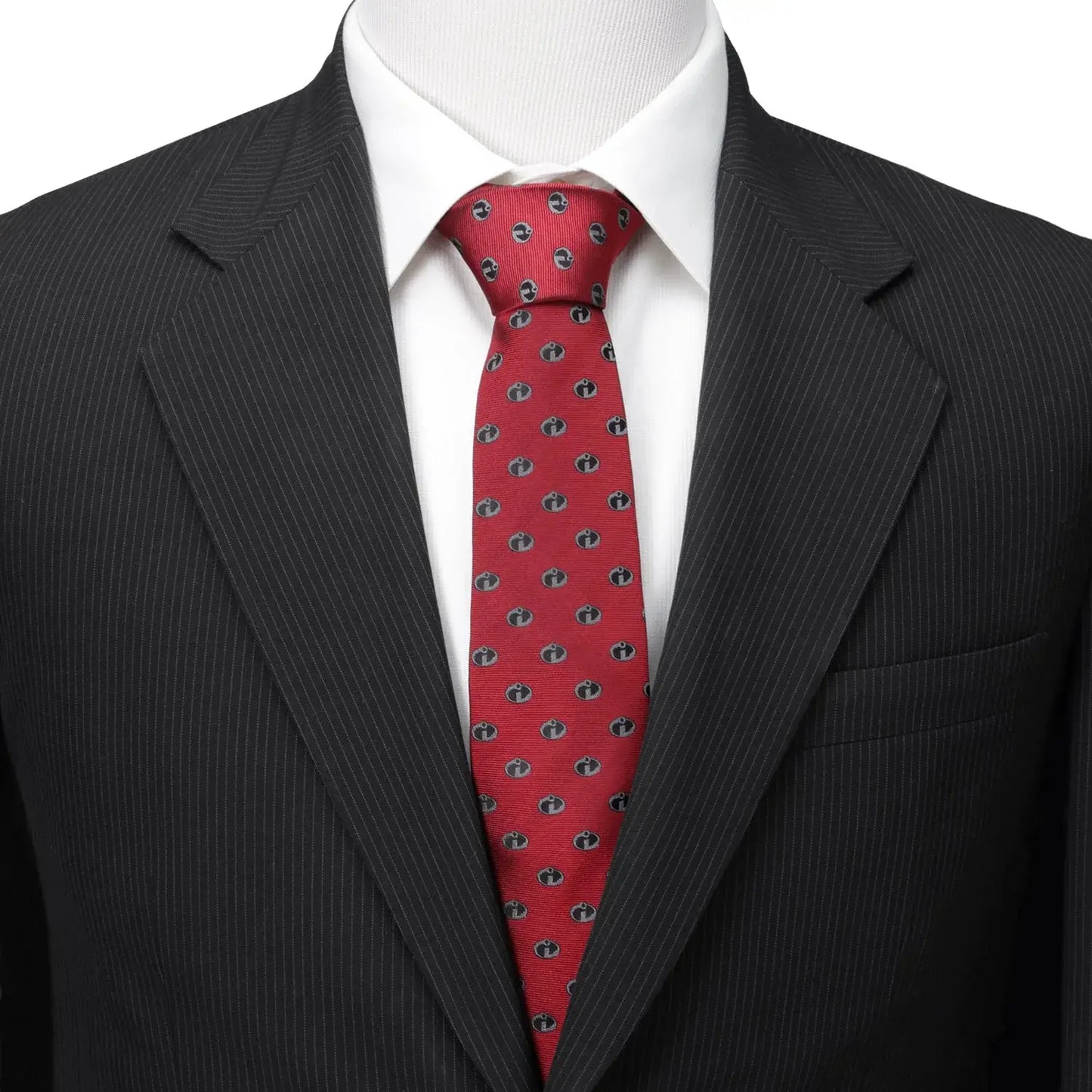 Disney Pixar The Incredibles Logo Red Men's Tie - Cufflinks.com - Flyclothing LLC