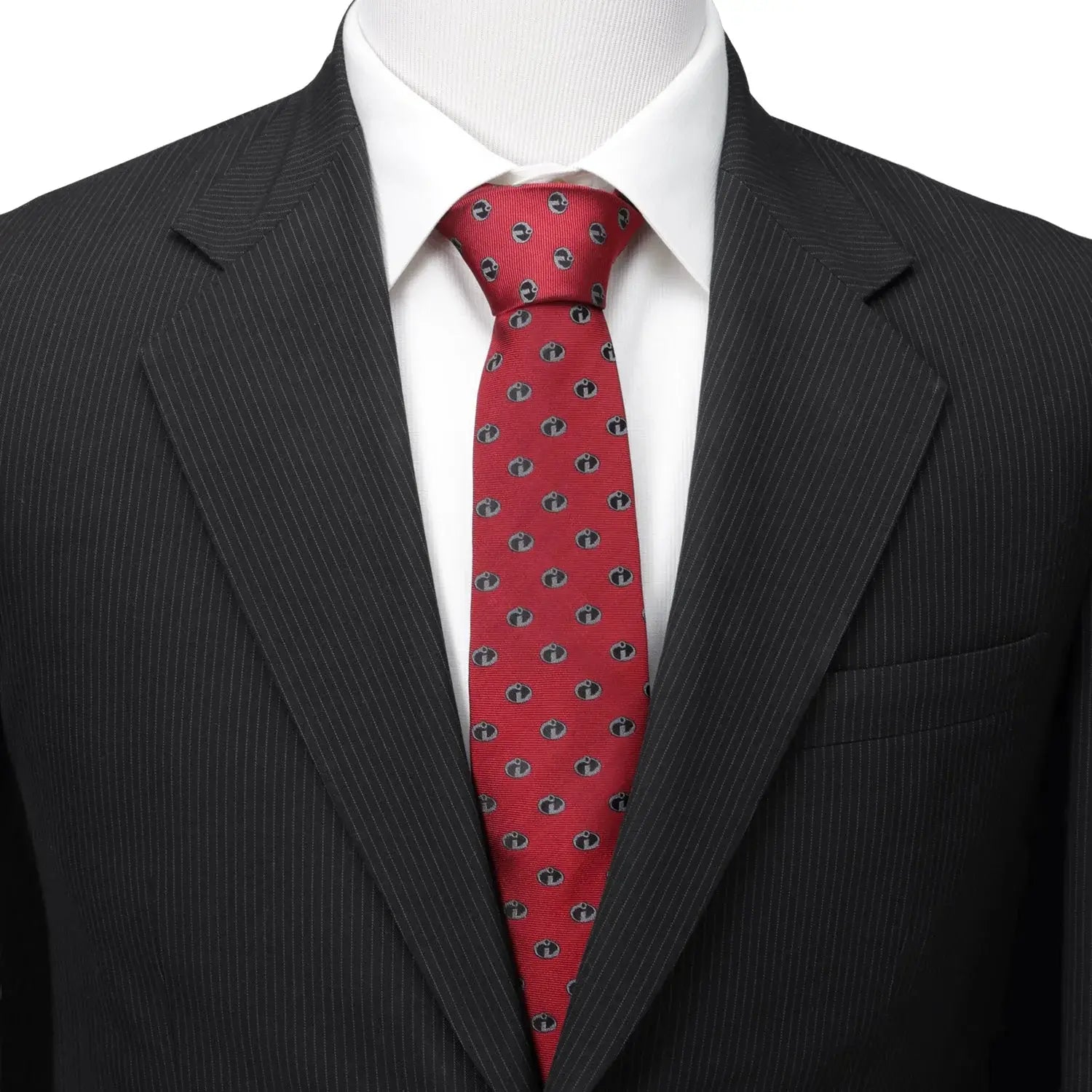Disney Pixar The Incredibles Logo Red Men's Tie - Cufflinks.com - Flyclothing LLC